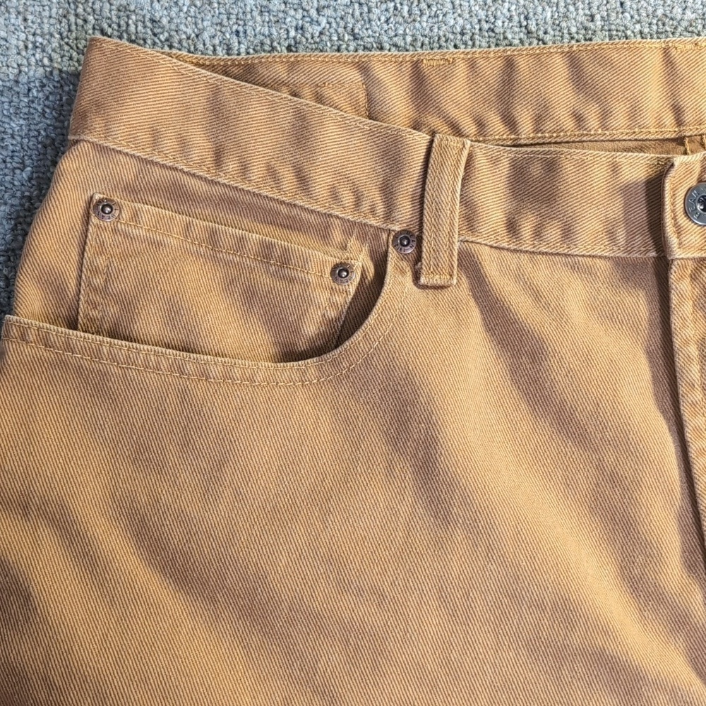 L.L.Bean Double L Chinos Natural Fit Brown 100% Cotton Men's 40x29 - Picture 4 of 10